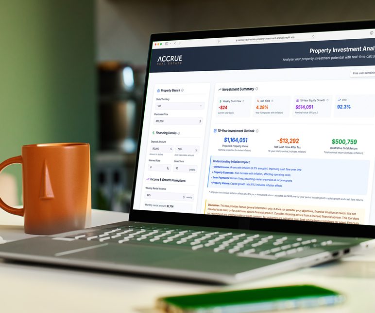 AC-Online-Cal-LP_Screen-6 Property Investing Analysis Tool - Property purchase details